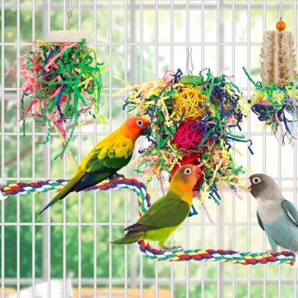 Vibrant Shredder Bird Toys - Hình 2