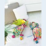 Vibrant Foraging Shredder Bird Toys - Hình 5
