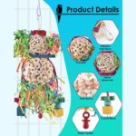 Vibrant Foraging Shredder Bird Toys - Hình 3