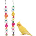 Corn Husk Cuttlebone Chewing Bird Toy - Hình 8