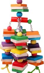 Colorful Hardwood Parrot Chew Toy
