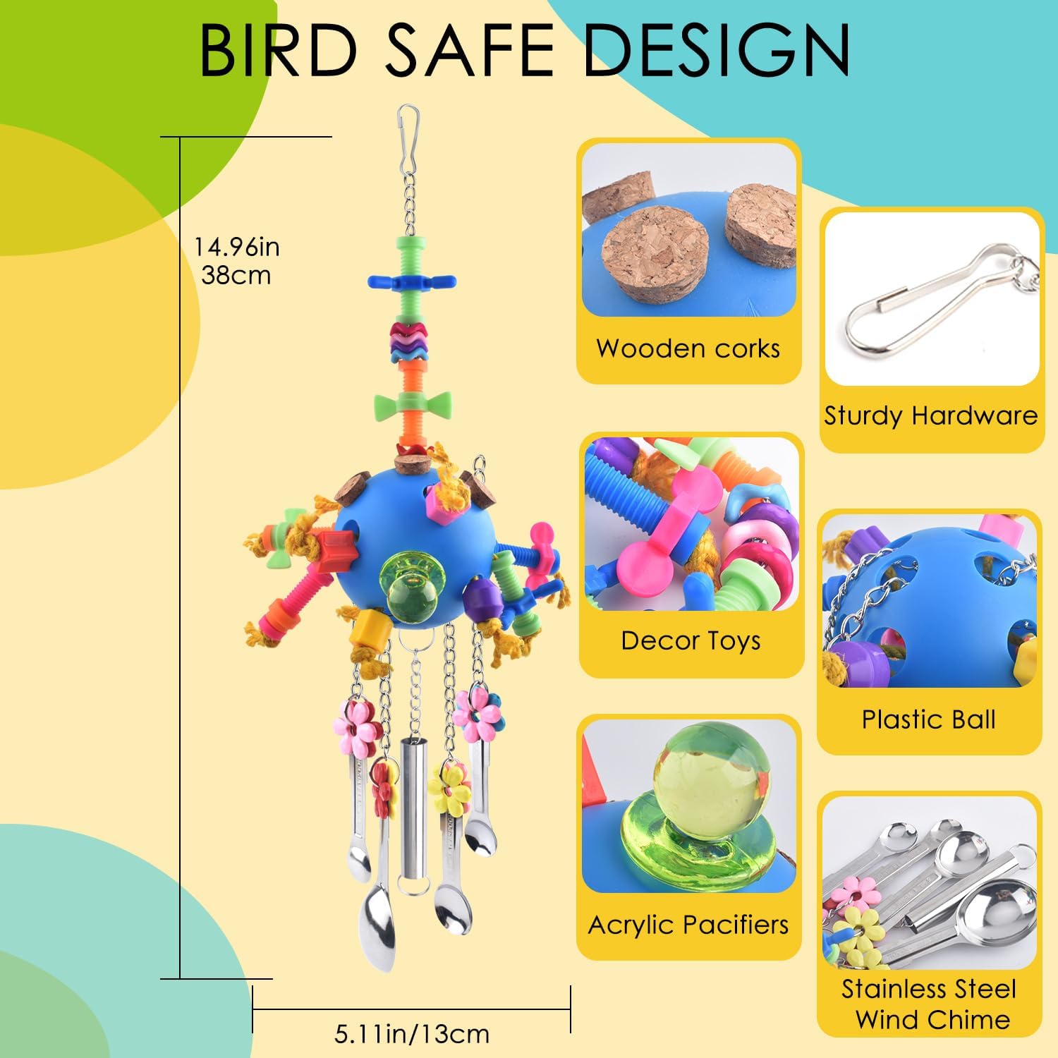 Interactive Parrot Foraging Toy - Hình 2
