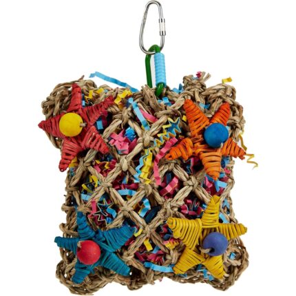 Woven Seagrass Foraging Bird Toy