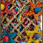 Woven Seagrass Foraging Bird Toy - Hình 4